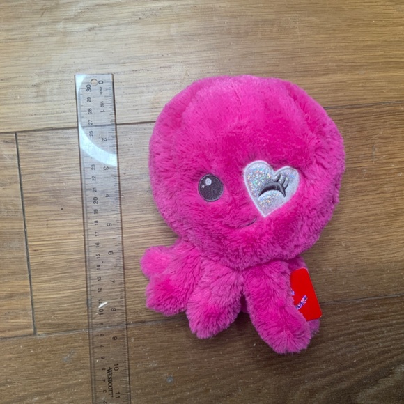Aurora Winks Pink Plush Octopus - Picture 2 of 8